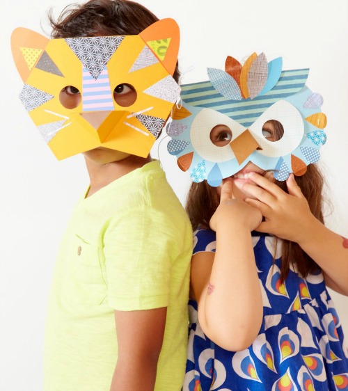Book of crafts by Petit Collage: DIY Animal masks for kids Book of crafts by Petit Collage: DIY Animal masks for kids