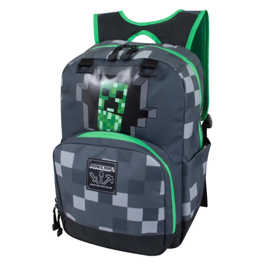 cool backpacks for preschool, kindergarten and little kids: Minecraft Creeper Backpack cool backpacks for preschool, kindergarten and little kids: Minecraft Creeper Backpack