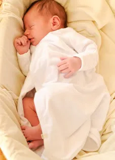 Organic baby clothes that do that old ovary-awakening thing. Darnit.