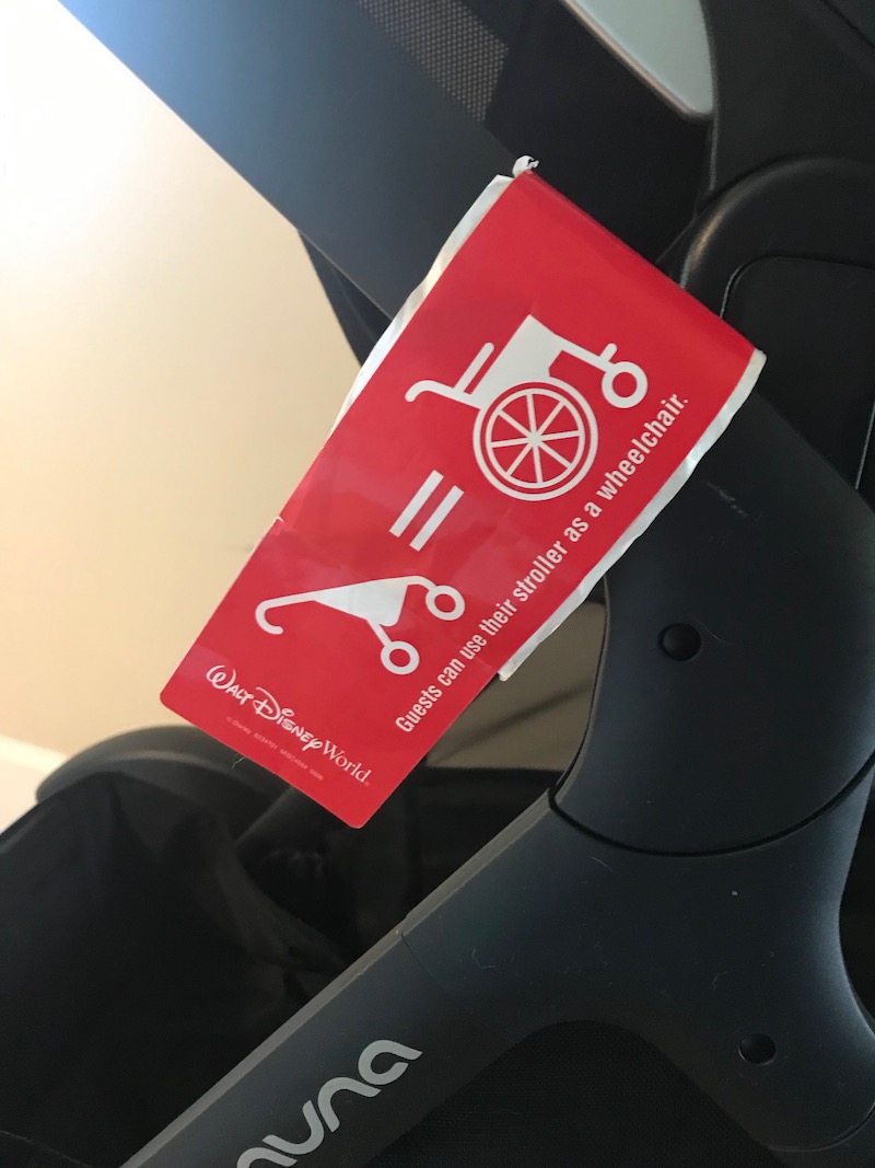 Disney World with kids with special needs: Use your stroller as a wheelchair in the attraction lines | (c) Kate Etue for Cool Mom Picks