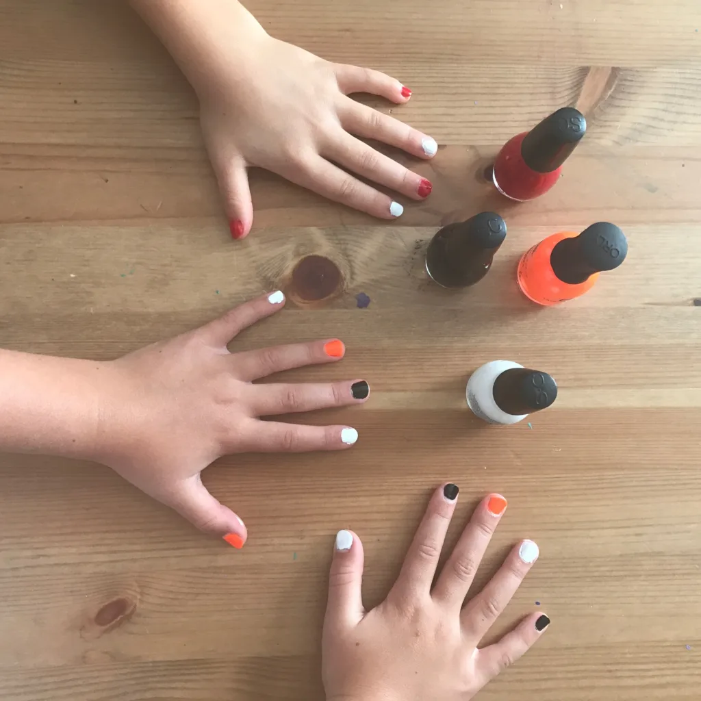 Team-Color Nail Decals for Kids