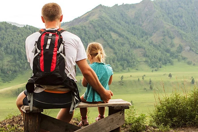 Great Father's Day gift ideas for dads who love the outdoors, like a family camping trip to Yellowstone National Park.