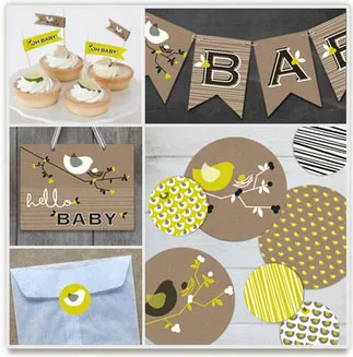 New! The perfect party decor kits from Minted.com. Now your parties can look like Those Parties without much effort at all.