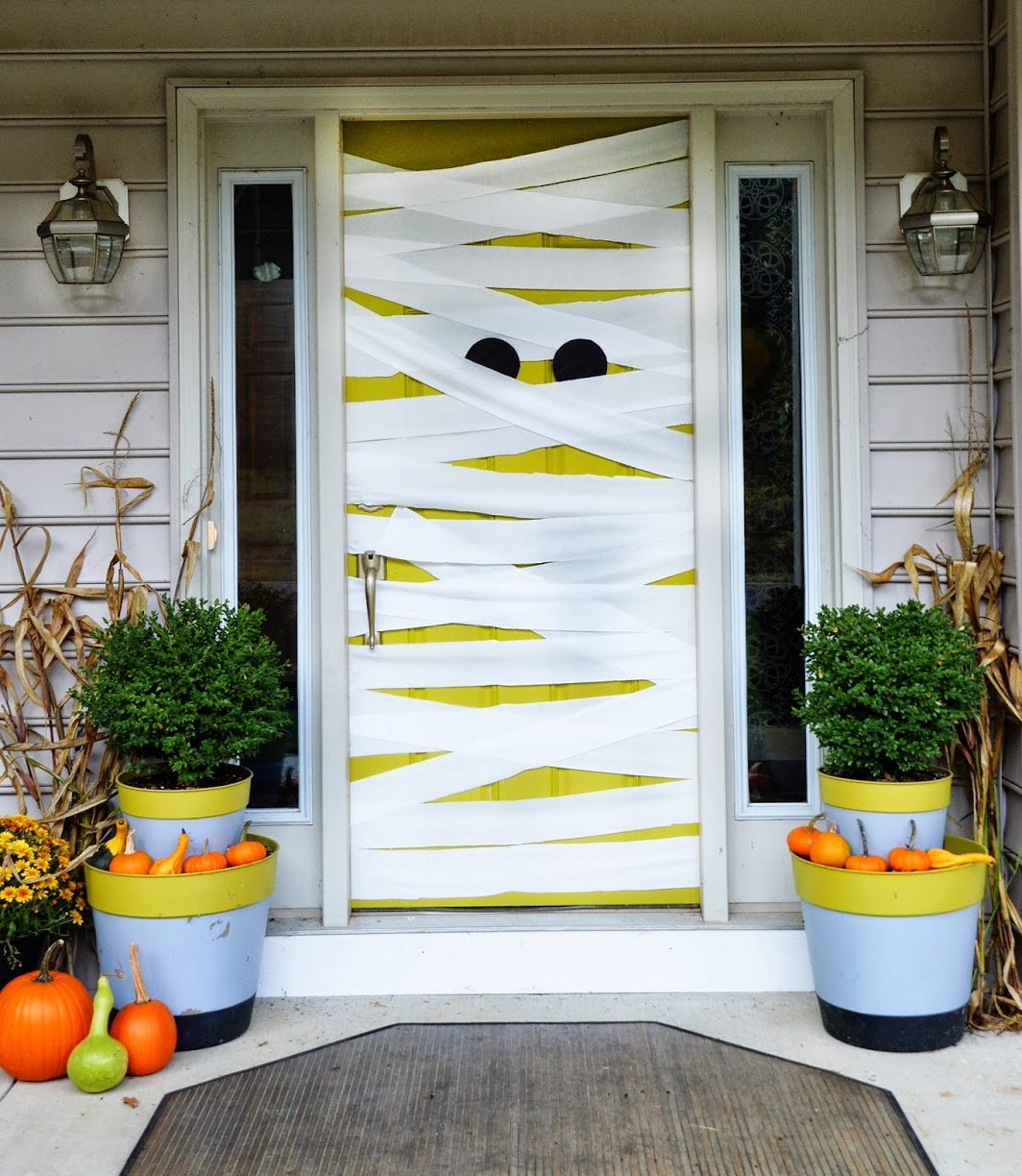 Halloween door decorations