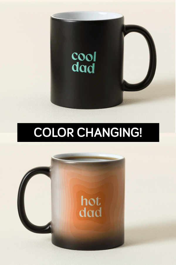 Color‑Changing "Cool Dad / Hot Dad" Mug