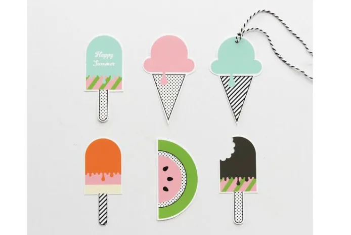Free summer printables from Oh Happy Day - you can do a lot with them