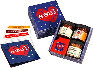 Cool gifts under $15: Mini SOUL spice gift box from Penzey's
