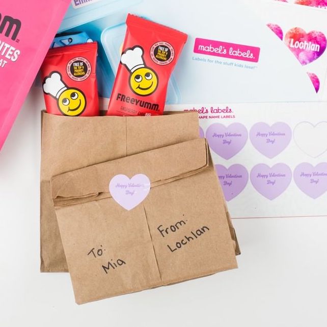 Valentine's classroom card hack: Use pre-printed labels for messages or signatures Valentine's classroom card hack: Use pre-printed labels for messages or signatures