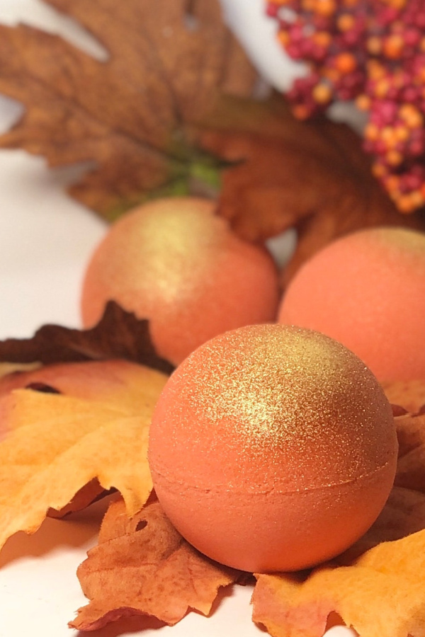 Seasonal Fall and Halloween Bath Bombs