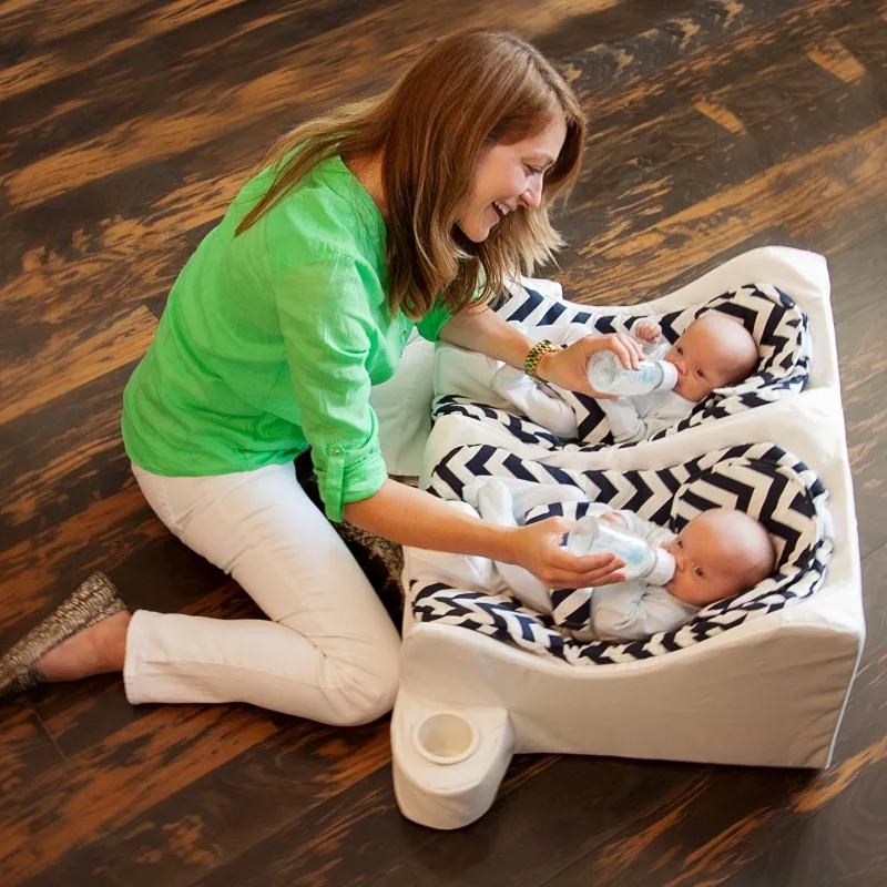 Best gear for twins: Table for Two feeding system