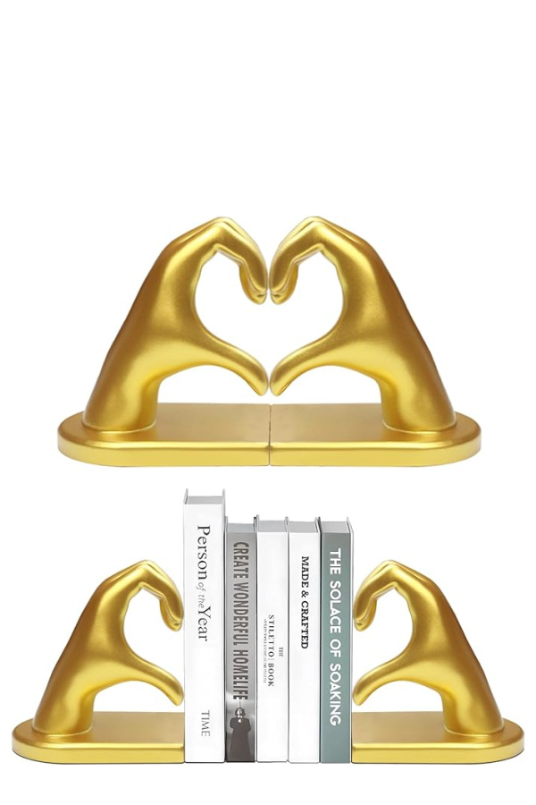Taylor Swift Heart Hands Bookends (Amazon)