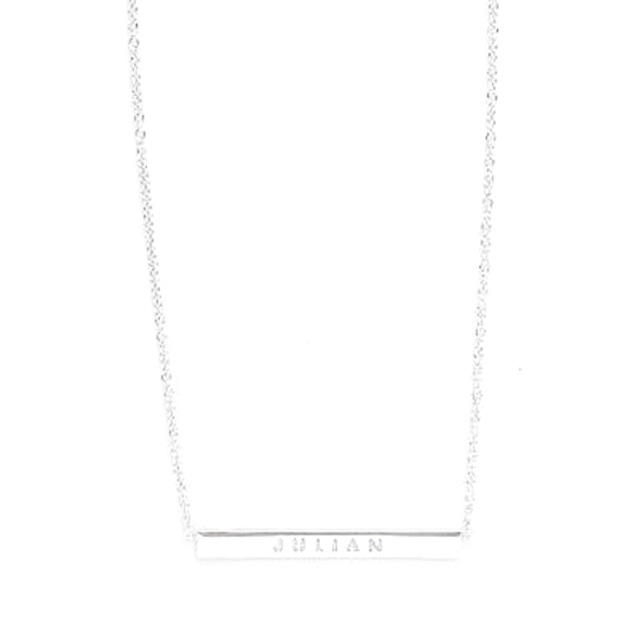 Thoughtful gifts after a miscarriage: Name necklace at Julian & Co