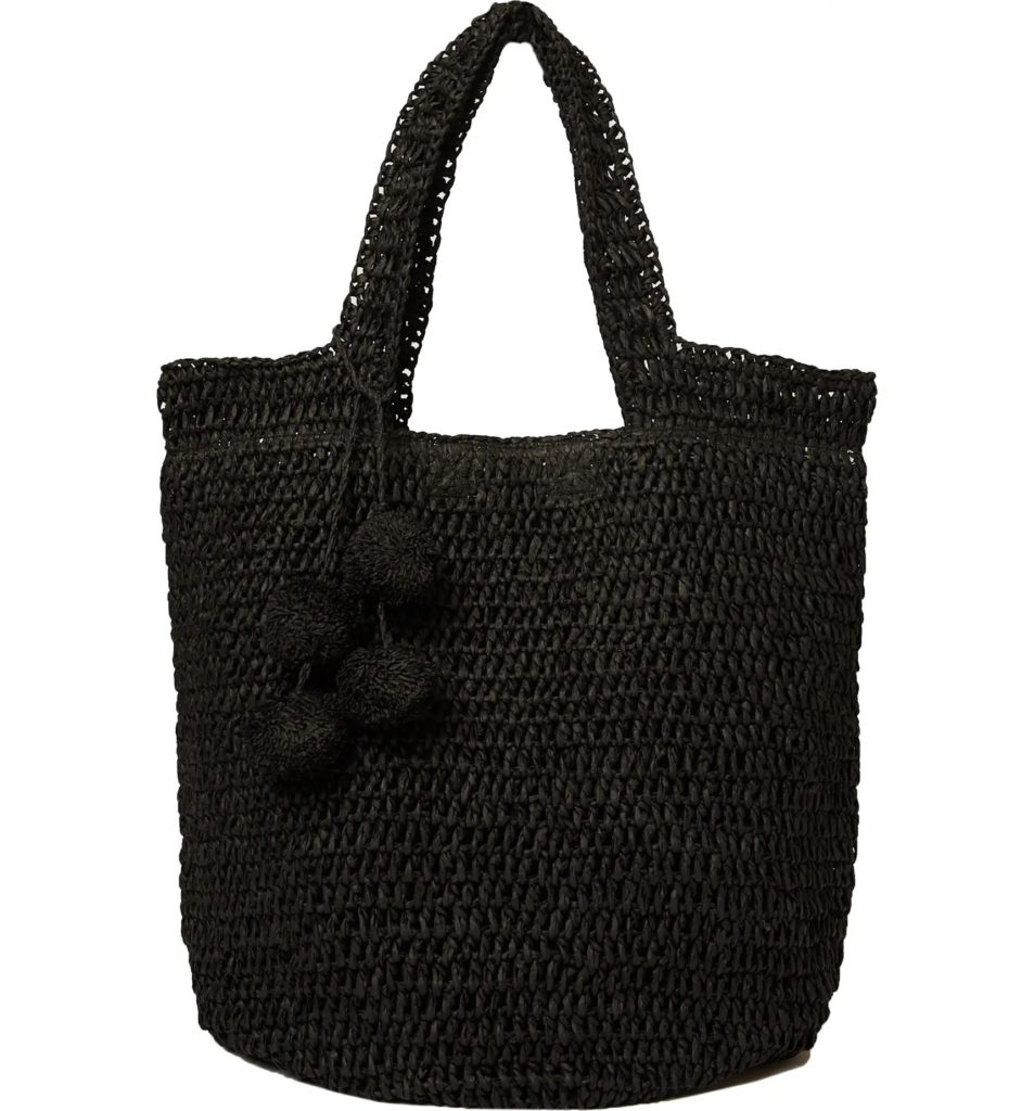 Fashionable beach totes for summer: The Riley Crochet Tote by btb Los Angeles at Nordstrom