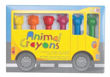 Crayons straight from the farm. In France. Via schoolbus.