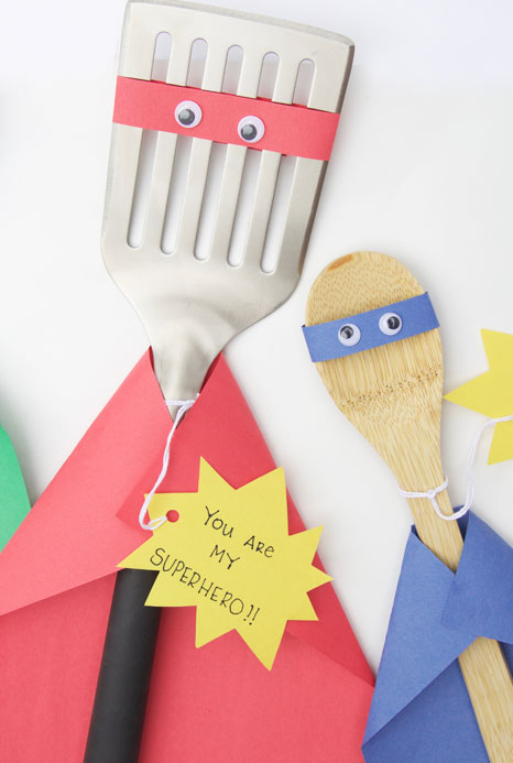 Superhero Grilling Utensils (DIY decorated set)