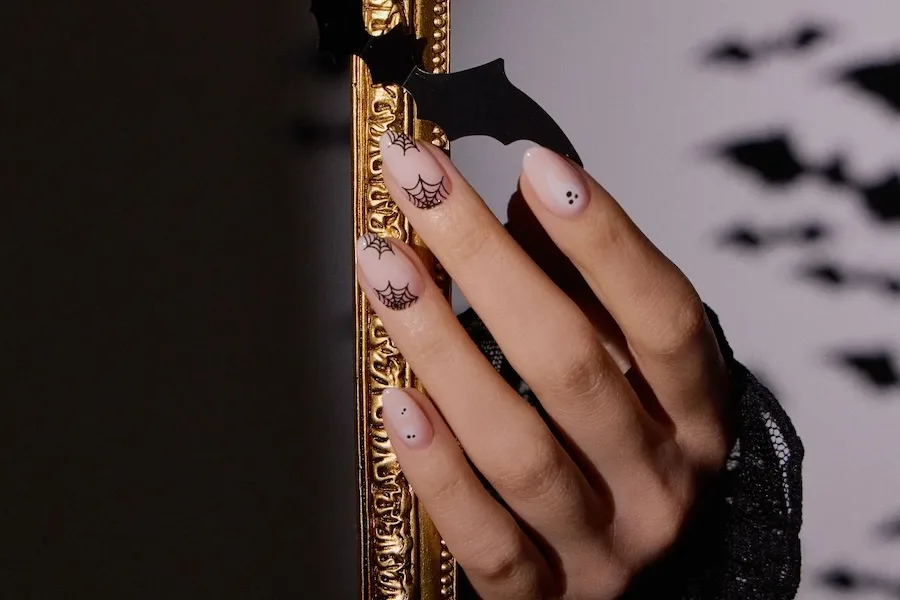 Halloween nails, but make them chic