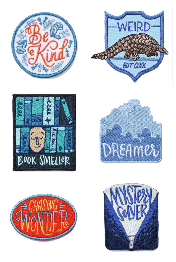 Cool iron-on patches for backpacks or jackets at Mabel's Labels | Fun back to school supplies and accessories under $10