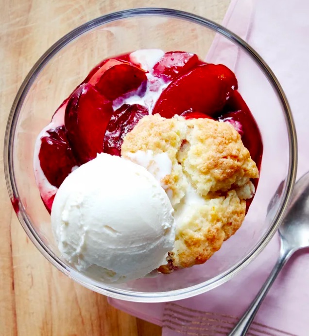 Plum & Port Cobbler (recipe)