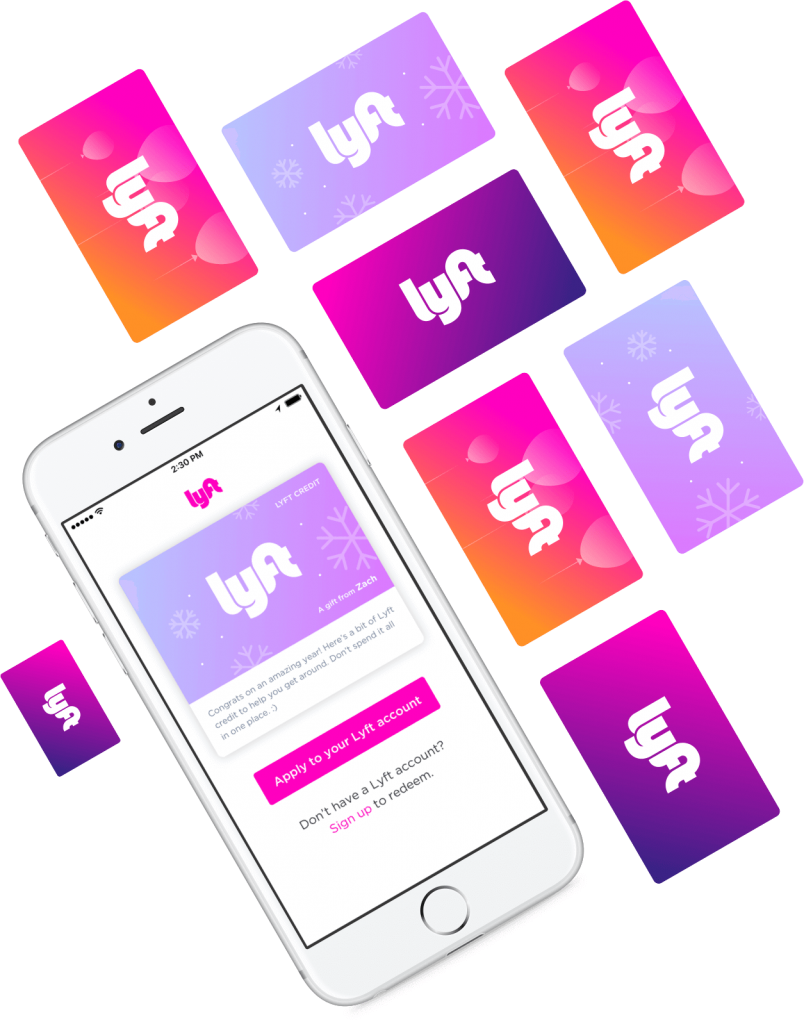 Practical stocking stuffer ideas: Lyft or Uber gift card