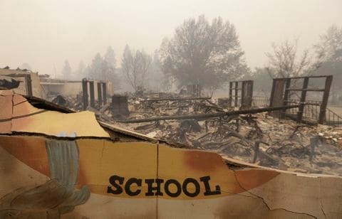 GoFundMe campaign to support the Paradise Elementary School destroyed by the Camp Fire in northern California