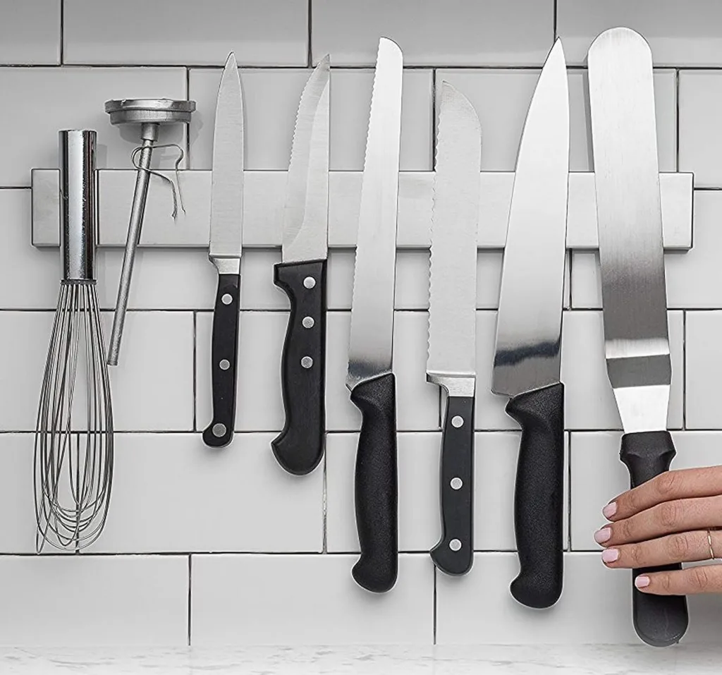Modern Innovations 16-Inch Stainless Steel Magnetic Knife Bar