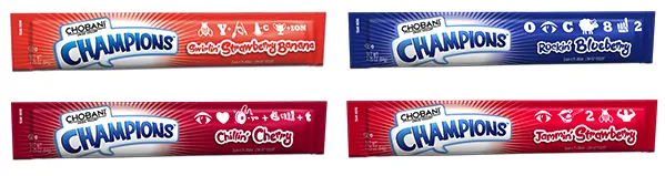 Like, totally tubular! A new, lower sugar on-the-go kids yogurt.