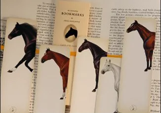 Bookmarks. For people who still read real books.