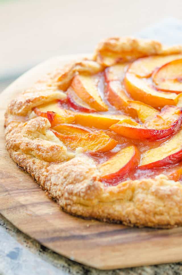 Fresh Peach Crostada (recipe)