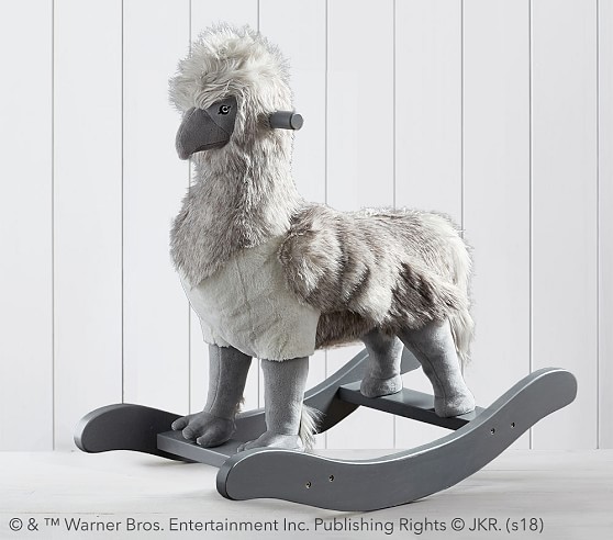 Harry Potter collection at Pottery Barn | Buckbeak plush rocker