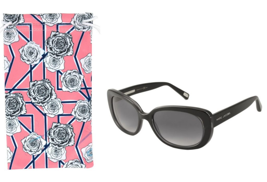 On trend for Mother's Day: Designer sunglasses from Marc Jacobs + a floral microfiber glasses case