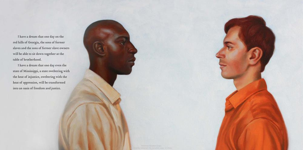 Kadir Nelson's I Have a Dream book: Paintings from the picture book bringing Dr. King's speech to life