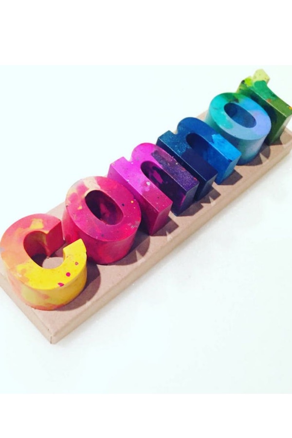 Personalized Name Crayons (Art2TheExtreme Etsy)
