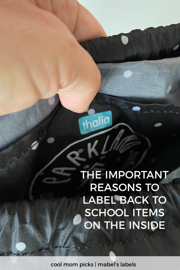 The important reasons for labeling back to school items on the inside The important reasons for labeling back to school items on the inside