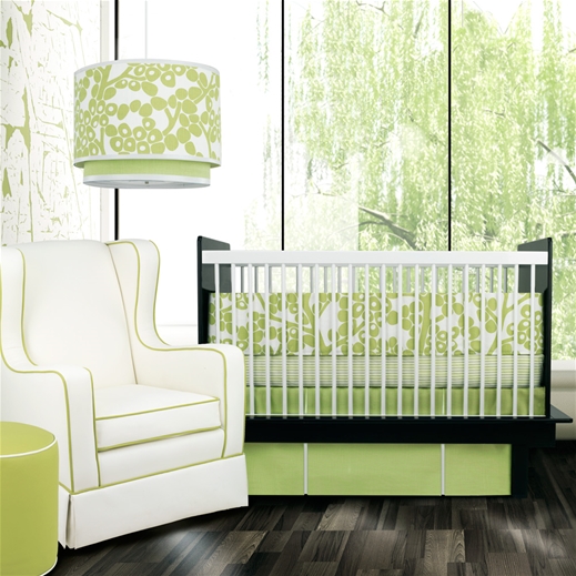 Oilo Green Crib Bedding at Layla Grace | Cool Mom Picks Oilo Green Crib Bedding at Layla Grace | Cool Mom Picks