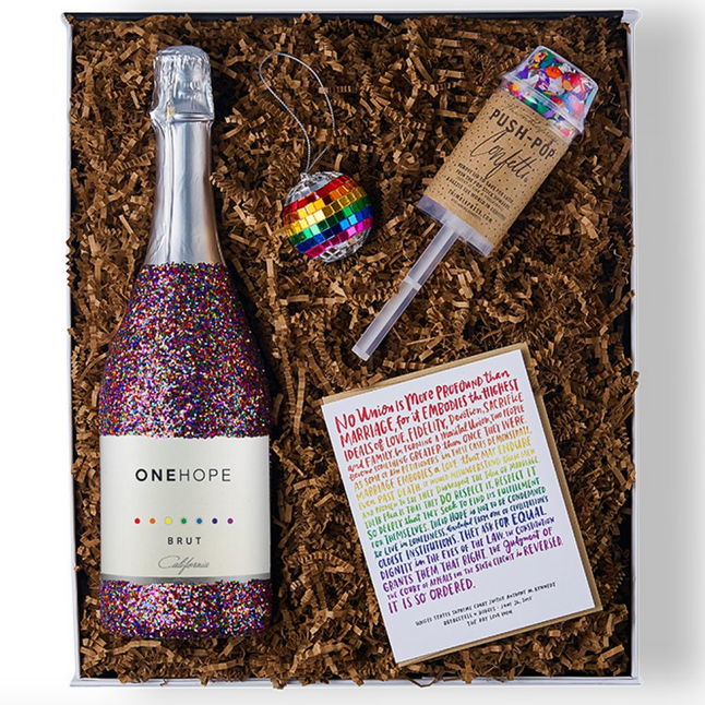 A must-see stunning Pride gift box supporting The Trevor Project from ONEHOPEwine. | 2017 Holiday Gift Guide A must-see stunning Pride gift box supporting The Trevor Project from ONEHOPEwine. | 2017 Holiday Gift Guide