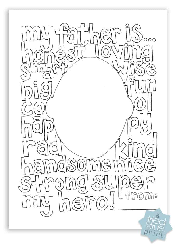 Printable Fill‑In‑The‑Blanks Father’s Day Book