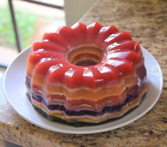 Japanese Strawberry Raindrop Cake (recipe concept)