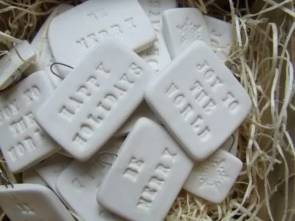 Ceramic Christmas ornaments and other bits of loveliness