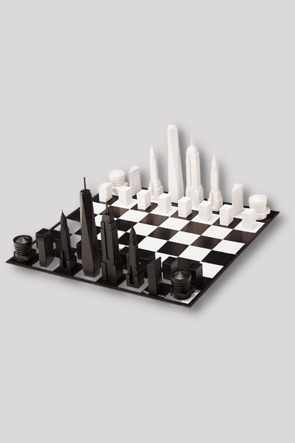 Bet dad doesn't already own a chess set featuring the iconic NYC skyline Bet dad doesn't already own a chess set featuring the iconic NYC skyline