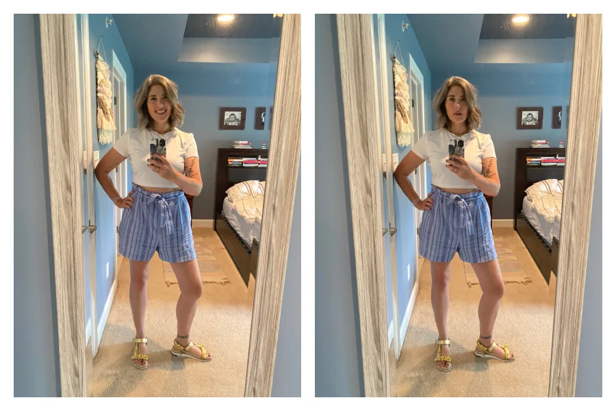 How to wear crop tops in your 40s