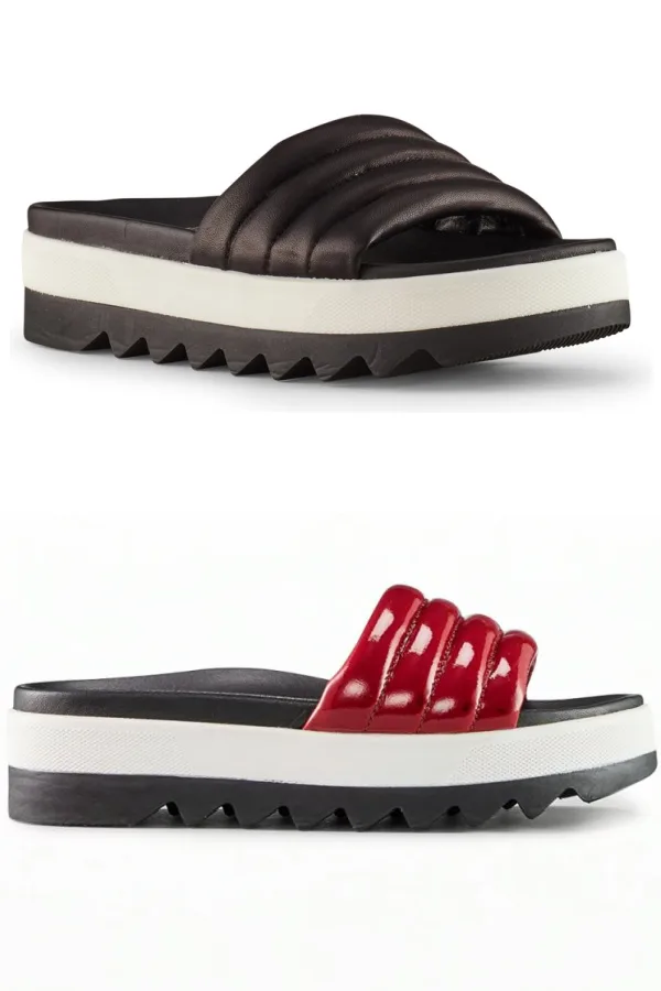 Staud's Frankie Ruched Slide Sandal is so hot for spring/summer right into fall