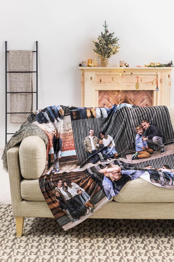 MPIX personalized fleece blankets are a special gift for grandparents, kids, and other family VIPs