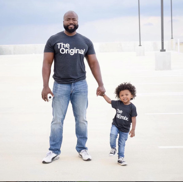 Original/remix daddy and me tee set from KaAns Designs