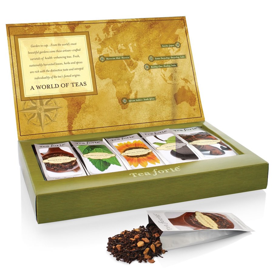 Creative, practical gifts for teachers: They def do not need more mugs, but they would love to fill theirs with something like this gourmet tea selection!