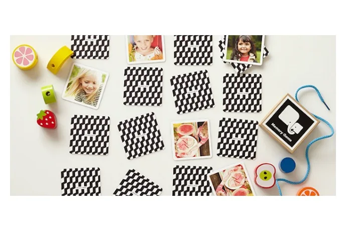 Custom photo memory games from Pinhole Press: a thoughtful, fun gift for the holidays.