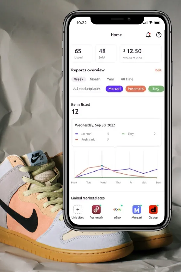 Foxtail AI app: The auto-generated listing descriptions save time and make more money for resellers
