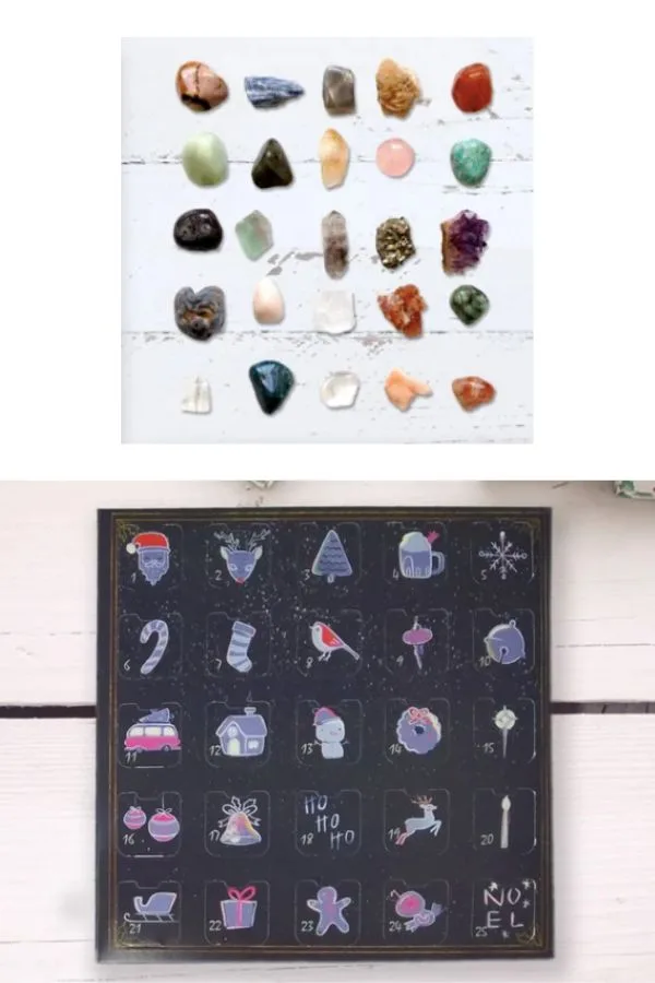 Gem Snow's Advent calendar is perfect for collectors of gems and crystals