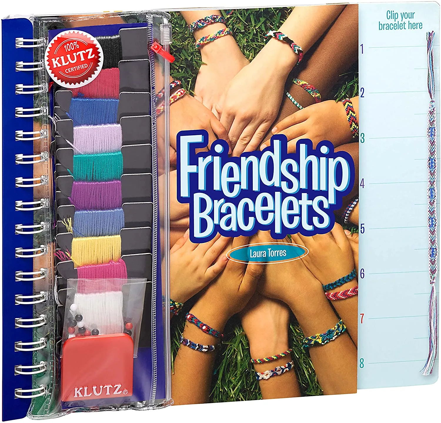 The Klutz friendship bracelet craft kit is a favorite camp care package gift, and now on sale