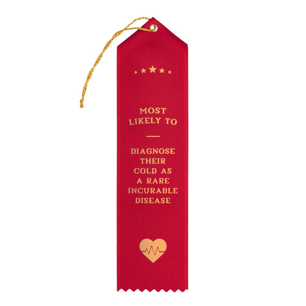 Funny award ribbons: WebMD Award