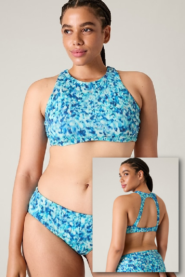 Athleta Maldives Bra Cup Athletic Bikini Top